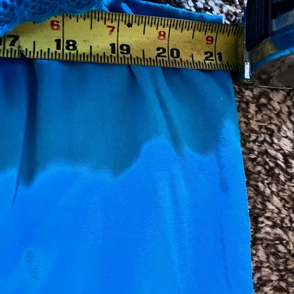 Blue Embroidered Top - Cotton - Picture 2 of 3